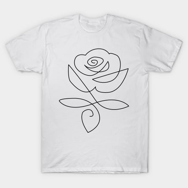 Rose T-Shirt by timohouse